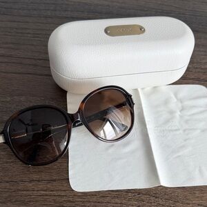 Chloe Tortoise Shell Sunglasses